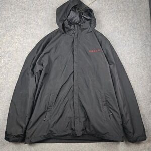 Tesla Stormtech 3-in-1 Jacket Mens 2XL Black Hooded Windbreaker Gorpcore Outdoor